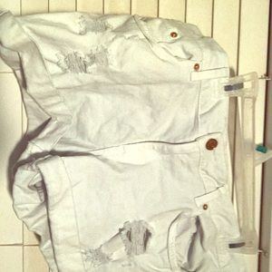 All white shorts, never worn. Perfect condition.